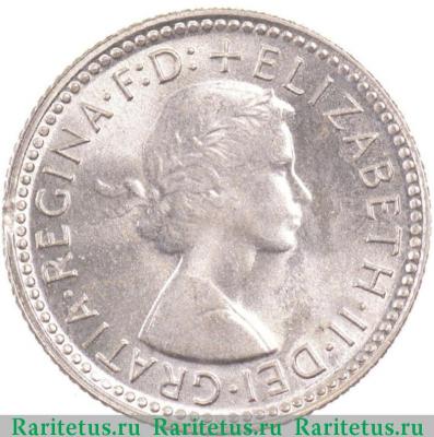 6 пенсов (pence) 1962 года   Австралия