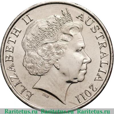 10 центов (cents) 2011 года   Австралия