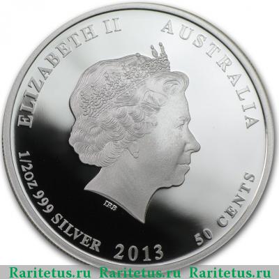 50 центов (cents) 2013 года P Австралия