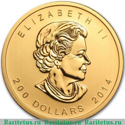 200 долларов (dollars) 2014 года  Канада Канада
