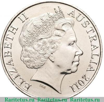 20 центов (cents) 2011 года  волонтеры Австралия