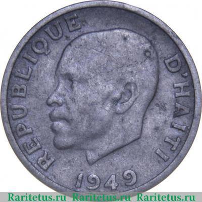 5 сантимов (centimes) 1949 года   Гаити