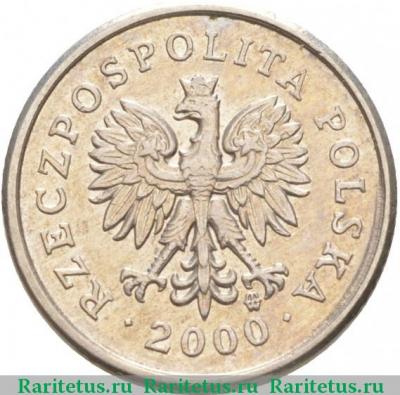 10 грошей (groszy) 2000 года   Польша