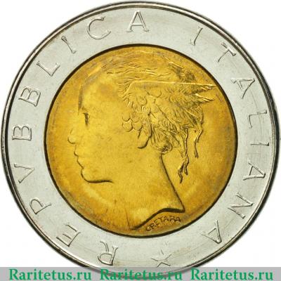 500 лир (lire) 1983 года   Италия