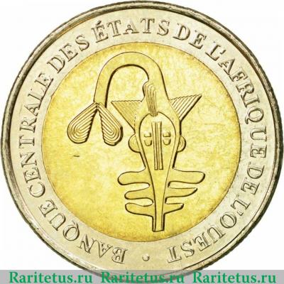 200 франков (francs) 2005 года   Западная Африка (BCEAO)
