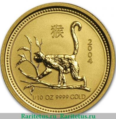 Реверс монеты 15 долларов (dollars) 2004 года   Австралия