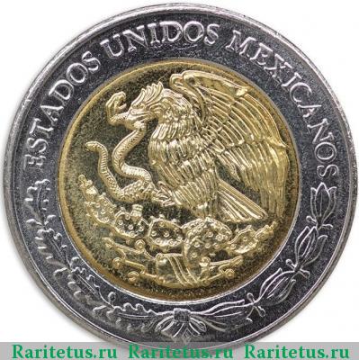 5 песо (pesos) 2010 года  Виктория Мексика