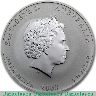 1 доллар (dollar) 2008 года P Австралия
