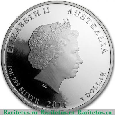 1 доллар (dollar) 2011 года P Австралия