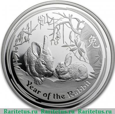 Реверс монеты 1 доллар (dollar) 2011 года P Австралия