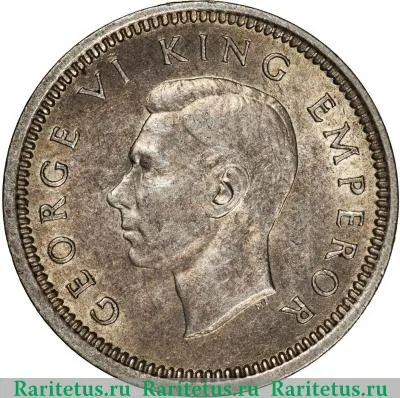 3 пенса (pence) 1942 года   Новая Зеландия