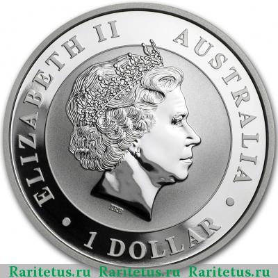 1 доллар (dollar) 2017 года P кукабарра Австралия