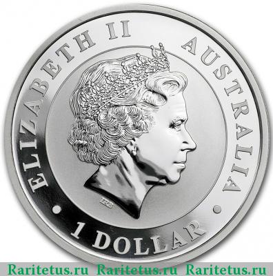 1 доллар (dollar) 2017 года P коала Австралия