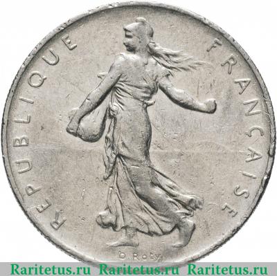 1 франк (franc) 1968 года   Франция