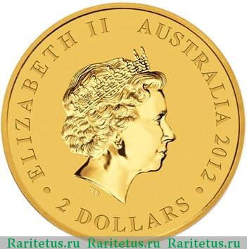 2 доллара (dollars) 2012 года P Австралия
