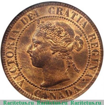 1 цент (cent) 1895 года   Канада