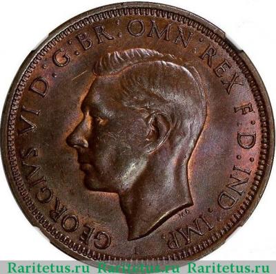 1 пенни (penny) 1942 года   Австралия