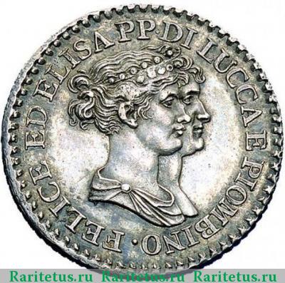 1 франк (franco) 1806 года  Италия