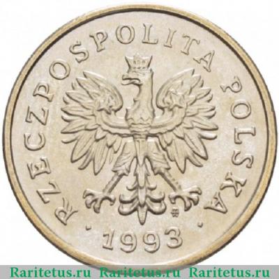 1 злотый (zloty) 1993 года   Польша