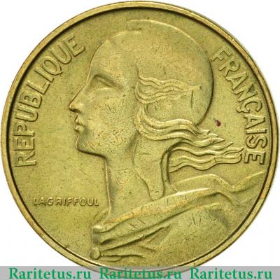 10 сантимов (centimes) 1962 года   Франция