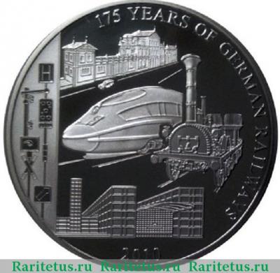 Реверс монеты 5 тала (tala) 2010 года   Самоа proof