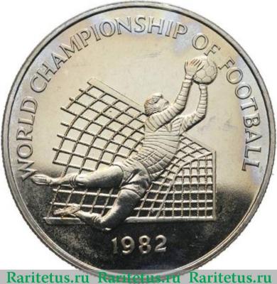 Реверс монеты 1 доллар (dollar) 1982 года   Ямайка
