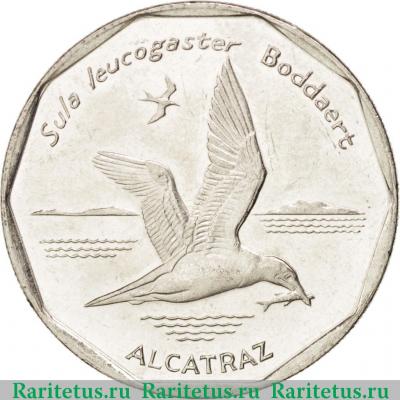 Реверс монеты 20 эскудо (escudos) 1994 года  бурая олуша Кабо-Верде