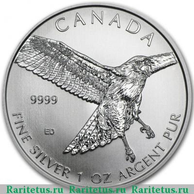 Реверс монеты 5 долларов (dollars) 2015 года  Канада Канада