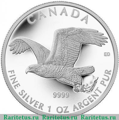 Реверс монеты 5 долларов (dollars) 2014 года  Канада Канада
