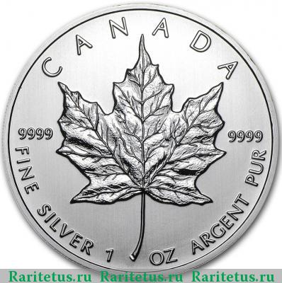 Реверс монеты 5 долларов (dollars) 2012 года  Канада