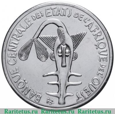 100 франков (francs) 2013 года   Западная Африка (BCEAO)