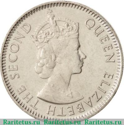 25 центов (cents) 1985 года   Белиз