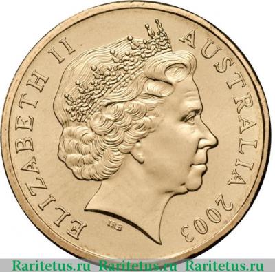 1 доллар (dollar) 2003 года  право женщин Австралия