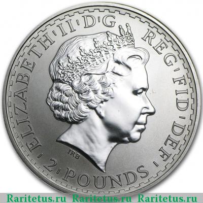 2 фунта (pounds) 2000 года  Великобритания