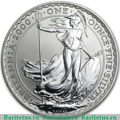 Реверс монеты 2 фунта (pounds) 2000 года  Великобритания
