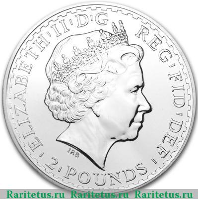2 фунта (pounds) 2003 года  Британия Великобритания
