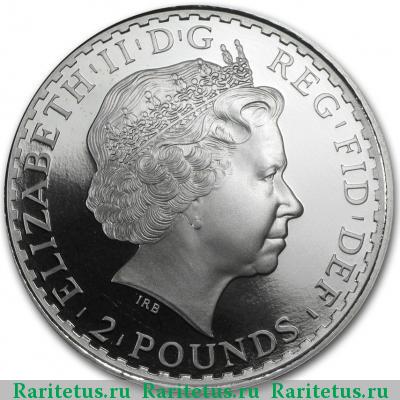2 фунта (pounds) 2004 года  Великобритания