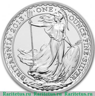 Реверс монеты 2 фунта (pounds) 2013 года  Великобритания