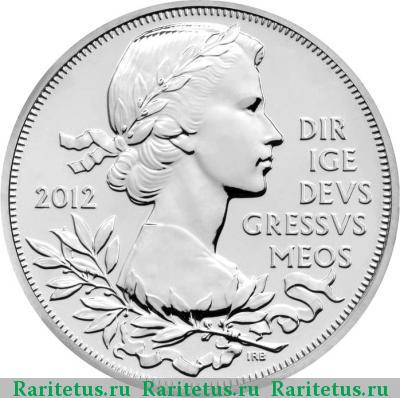 Реверс монеты 5 фунтов (pounds) 2012 года  Великобритания