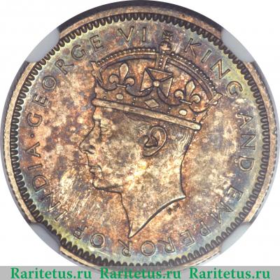 10 центов (cents) 1939 года   Британский Гондурас