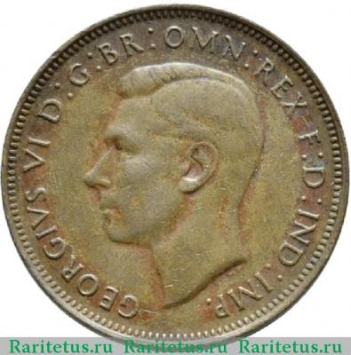 1/2 пенни (penny) 1948 года   Австралия