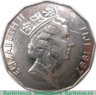 50 центов (cents) 1997 года   Фиджи
