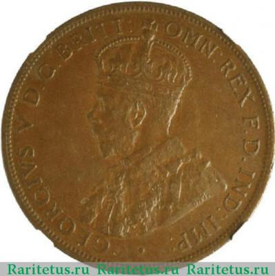 1 пенни (penny) 1924 года   Австралия