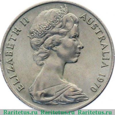 20 центов (cents) 1970 года   Австралия