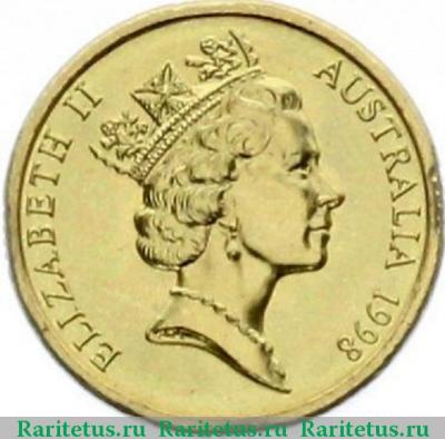 2 доллара (dollars) 1998 года   Австралия