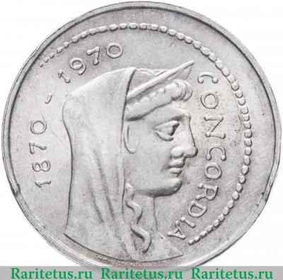 1000 лир (lire) 1970 года   Италия