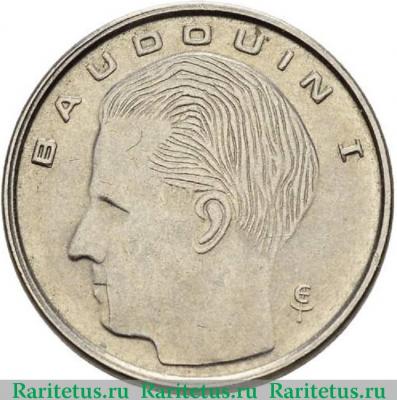 1 франк (franc) 1990 года  BELGIQUE Бельгия