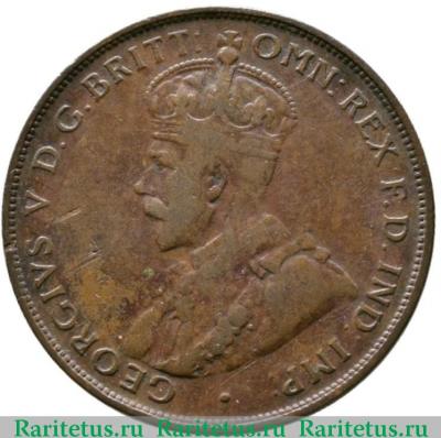 1 пенни (penny) 1928 года   Австралия