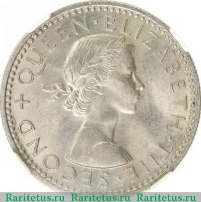 6 пенсов (pence) 1959 года   Новая Зеландия