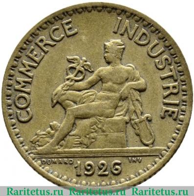 1 франк (franc) 1926 года   Франция